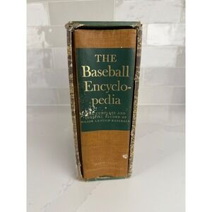 Macmillan Baseball Encyclopedia 1969 First Edition MLB Records Brown Vintage
